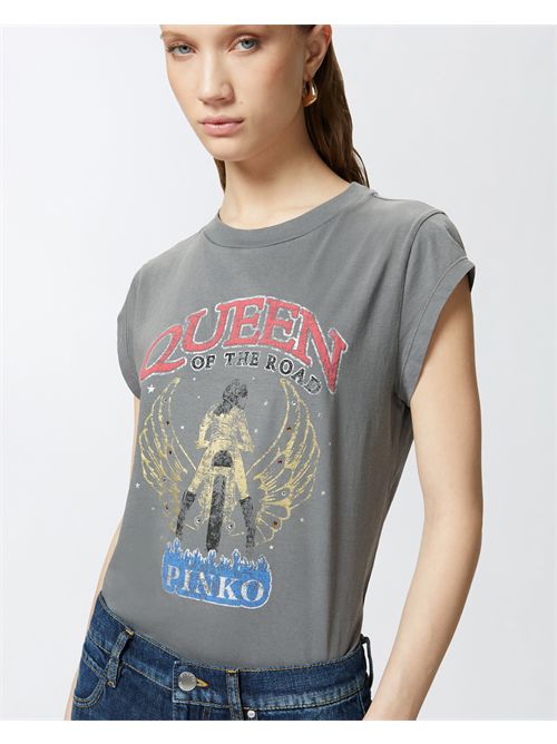 t-shirt woman grey PINKO | 104603A2DA/I63